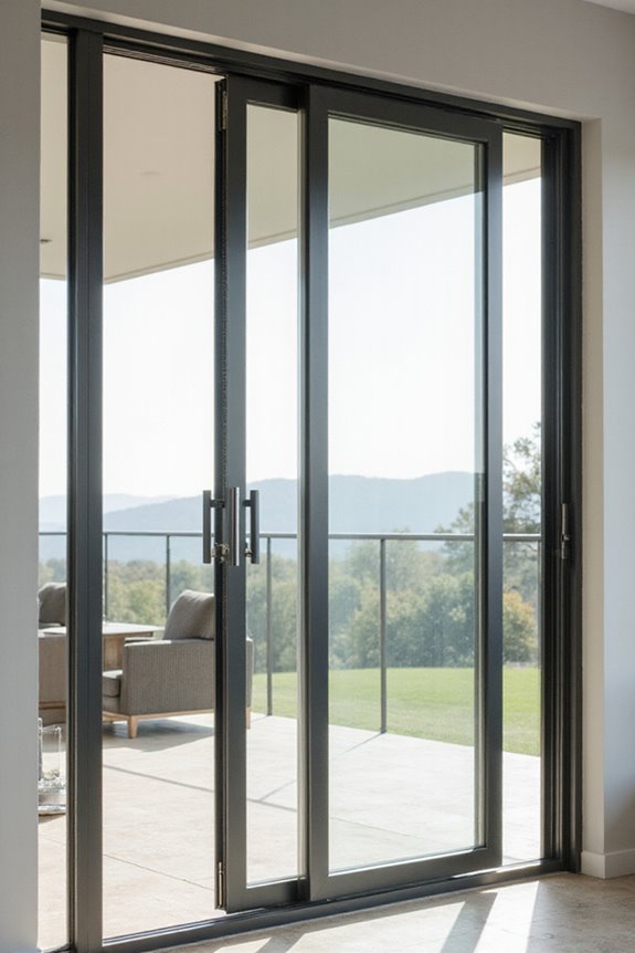 transparent entryway system
